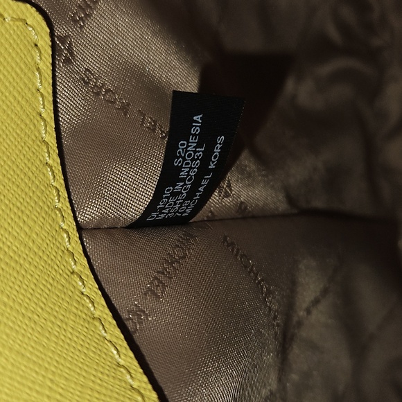 Michael Kors Yellow Satchel with Silver Hardware - Picture 12 of 12